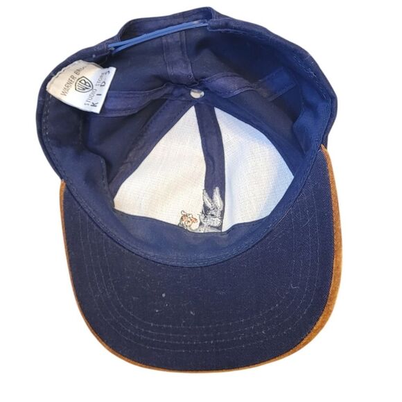 Vintage Kid's Navy Blue Bugs Bunny Baseball Hat OS - Picture 2 of 6
